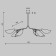Suspension lamp Maytoni Mod225PL-06B, G9, 6x12 W, 1320x508x692 mm, black