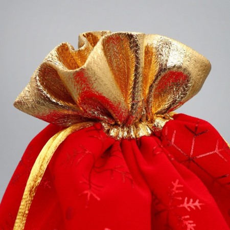 Bagon Gift suede “Congratulations from the heart”, snowflakes, embossing, 20 x 30 cm +/- 1.5 cm, New Year-3