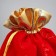 Bagon Gift suede “Congratulations from the heart”, snowflakes, embossing, 20 x 30 cm +/- 1.5 cm, New Year