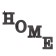 Key "Home" 23x6 cm, set 4 letters
