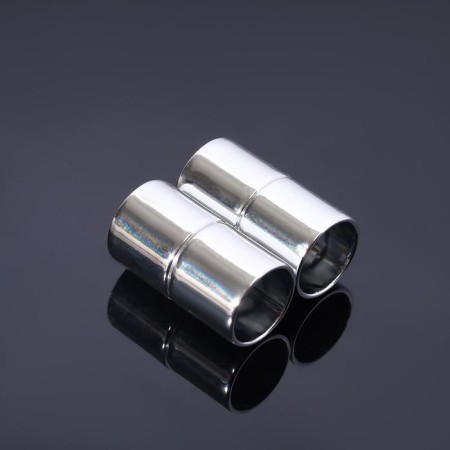Magnetic lock lock, l = 20 mm, d (internal) = 9 mm, (set 2 pcs.), Silver color-1