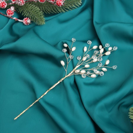 Decor "Crystal Tale" 25 cm, twig-1