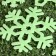 A set of luminous decor "snowflakes"