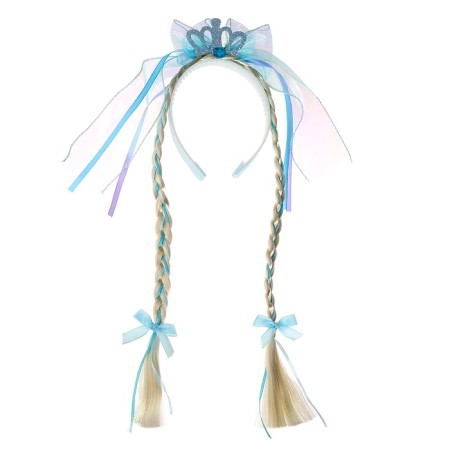 Carnival rim "crown" with pigtails