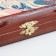 Backgammon "Dragon in the clouds", wooden board 40 x 40 cm, with a field for playing checkers