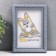 Photo frame plastic L-2 10x15 cm, silver. Met.