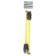 Bulas for rhythmic gymnastics inserted Grace Dance, 36 cm, yellow/black color