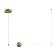 Suspended Freya Pina lamp, 14.5 watts, 300x100 mm