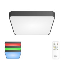 Citilux Lamp Cooper CL724K70G1, 40x40x5.5 cm, 1x70W, LED, Black Color Black