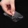 Five -holders for shoes, adhesive, silicone, 9.8 × 2.5 cm, pair, color transparent