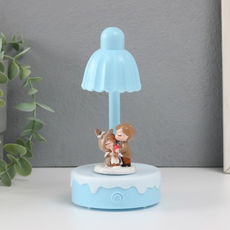 Souvenir plastic light "Baby gives heart" mix 8x8x16 cm-2