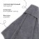 Tainted towel “Broke I” 85x85 cm, gray, 100% cotton, 320 g/m2
