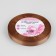 Satin tape, 10 mm × 23 ± 1 m, bronze color No. 117