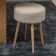 Carter stool, 350 × 350 × 470 mm, book, beige color