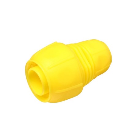 The coupling is transitional, for hoses 1/2 "(12 mm) - 1" (25 mm), cane, plastic
