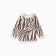 Jumper knitted baby i zebra growth 86-92 cm, milk