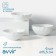 Set of salad bowls "Diva", 15.5 × 5 cm, 6 pcs, glass -ceramic, white color