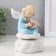 Souvenir Ceramics Musical "Angel on the cloud plays on the lyre" 9x9.5x14.5 cm