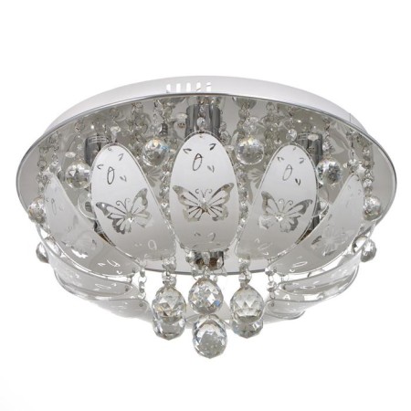 Causteen with PDD "Lacrim" 7x40W E27 chrome 45x45x17cm.-1