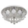 Causteen with PDD "Lacrim" 7x40W E27 chrome 45x45x17cm.