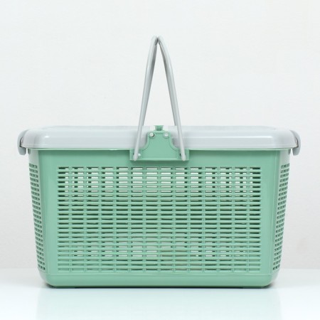 Basket 47x36x27.5 cm, olive-1