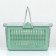 Basket 47x36x27.5 cm, olive