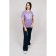 Female T -shirt, size 44, lilac color