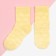 Socks for girls Terry Kaftan "Smiley", size 18-20 cm, color yellow color