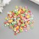 Decor for creativity plastic "Fruits" 10 grams 0.6x0.6 cm