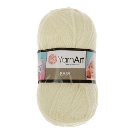 Baby yarn 100% acrylic 150m/50g (502 dairy)-4