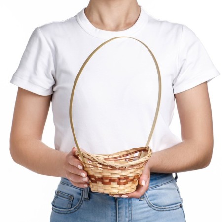 Wicker basket "Rook", 18 × 16 × 6 cm, bamboo
