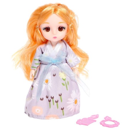 Fashionable hinge doll "Ball" in a dress, with accessories, Mix color-10