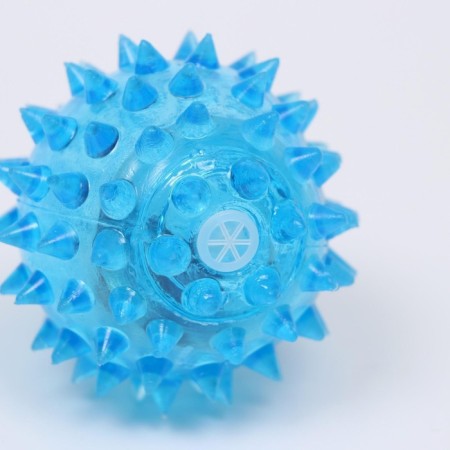 The glowing ball for dogs is medium, tpr, 5.5 cm, blue-3