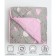 Baby rug is sod, size 115x115 cm, color gray-pink color