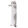 Soft toy "Cat Baton", gray color, 130 cm