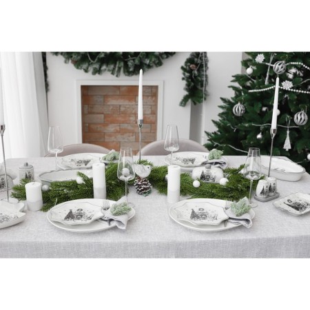 Serving share "Hugge", d = 20 cm, white color-5