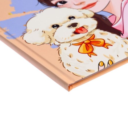 Universal diary for grades 1-11, "pets", solid cover 7BC, matte lamination, 40 sheets-3