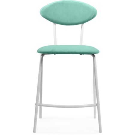 Metal Coom Coum Coum Metal/Velur, White/Blue 47x54x95 cm-1