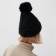 Women's hat minku, black color, rr 56-58