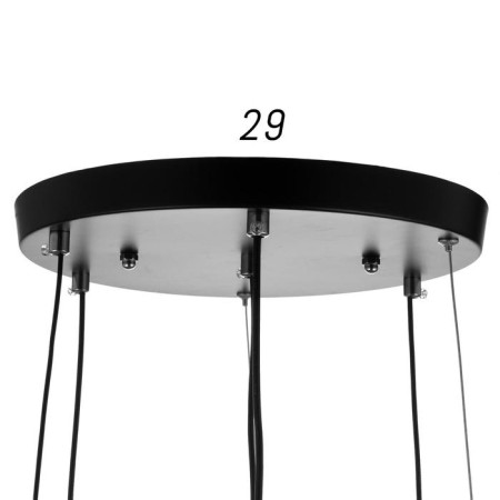 Lamp 1636/5 LED 130W 3000-6000K Black 41x45x114 cm Bayerlux-5
