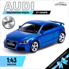 Metal machine Audi TT Coupe, 1:43, blue color