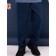 Pants for boys, height 116 cm, dark blue color