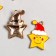 Decor for creativity Metal "Star in the New Year's cap" enamel 2.5x1.9 cm