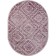 Oval Merinos Morocco carpet, size 80x140 cm