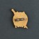 Wooden icon "Kitsune", anime, 2.9 x 3.3 cm