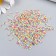 Beads for PVC Creativity "Rings Multi -colored chips" set ≈ 330 pcs 0.1x0.4x0.4 cm