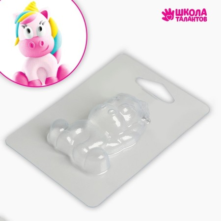 Plastic form for soap "Magic Unicorn" 5.5 × 7 cm