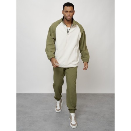 Men's tracksuit, size 56, khaki color-11