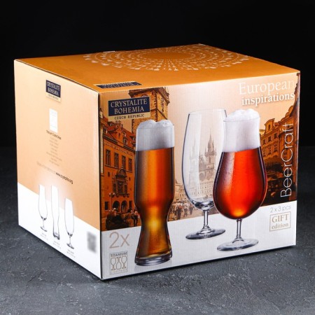 A set of beer glasses Beercraft, 630/550/680 ml, 6 pcs-5