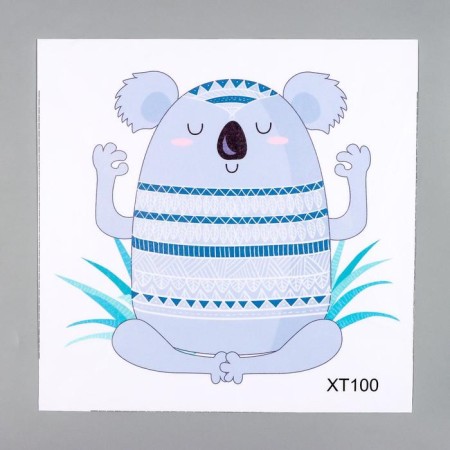 Sticking plastic interior color "Coala - Meditation" 30x30 cm-1